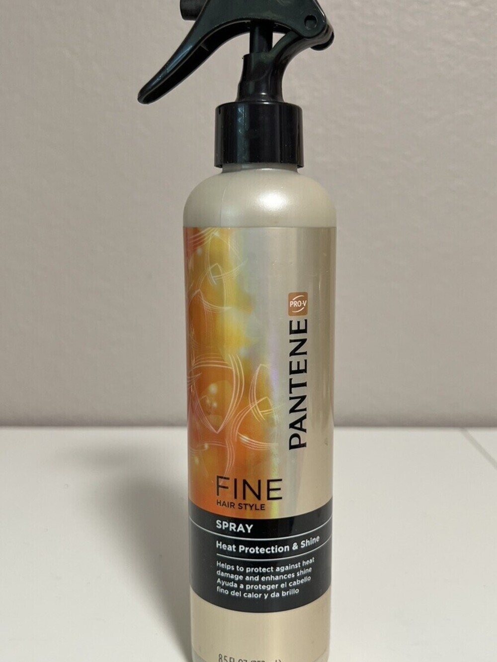 New Pantene Pro-V Fine Hair Heat Protection & Shine Spray 8.5 oz Discontinued
